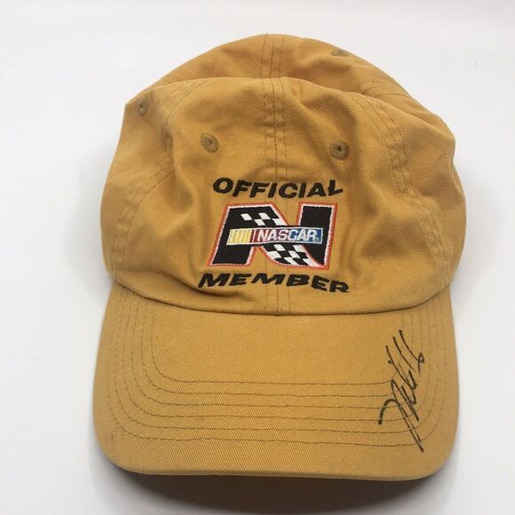 Official NASCAR Member signed autographed baseball cap hat 100% cotton - Picture 16 of 16